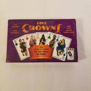 Five Crowns Five Suited Rummy Style Card Game Set